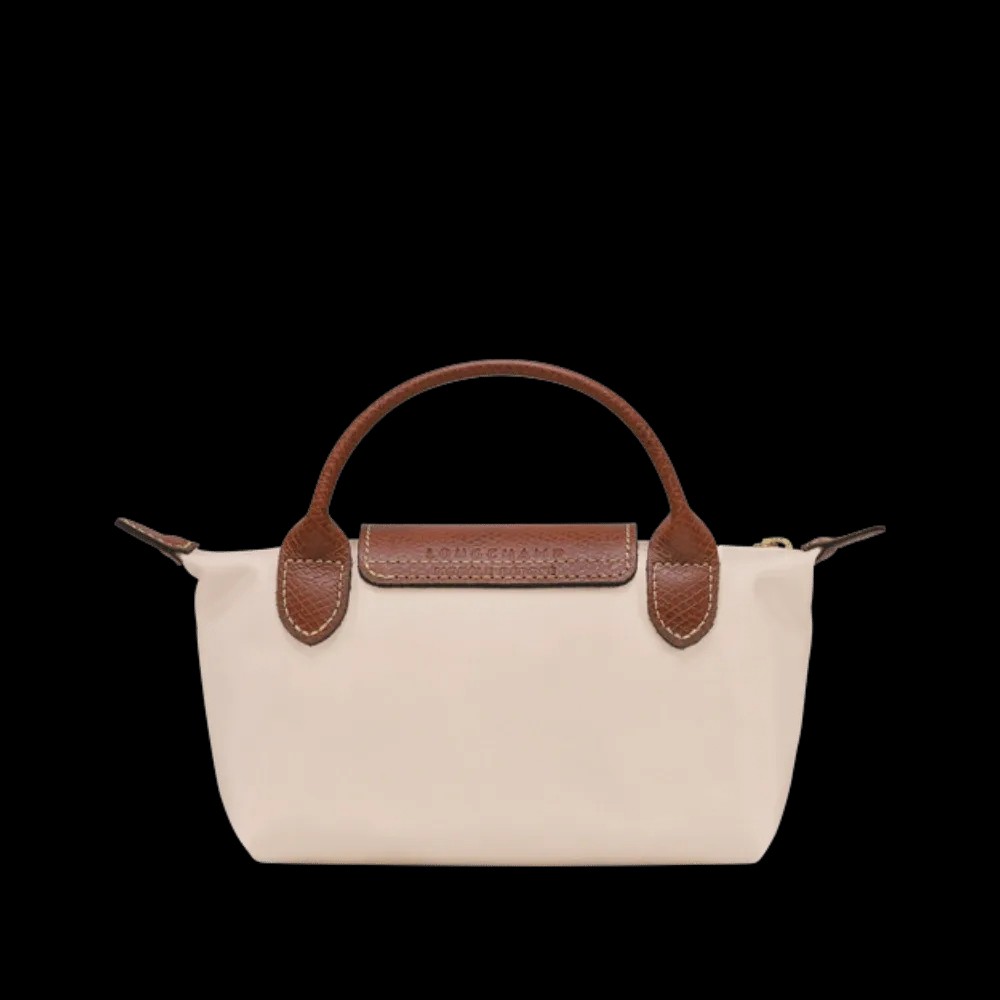 Longchamp Le Pliage Original Pouch with handle Paper - Recycled canvas - HypeFly India View 4
