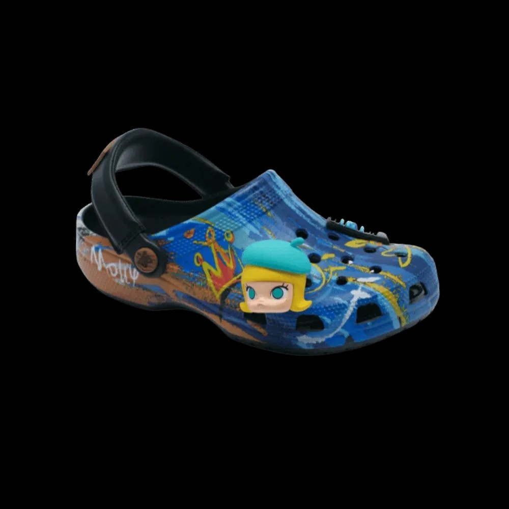 Crocs x Pop Mart Molly Classic Clog Multi - HypeFly India View 2