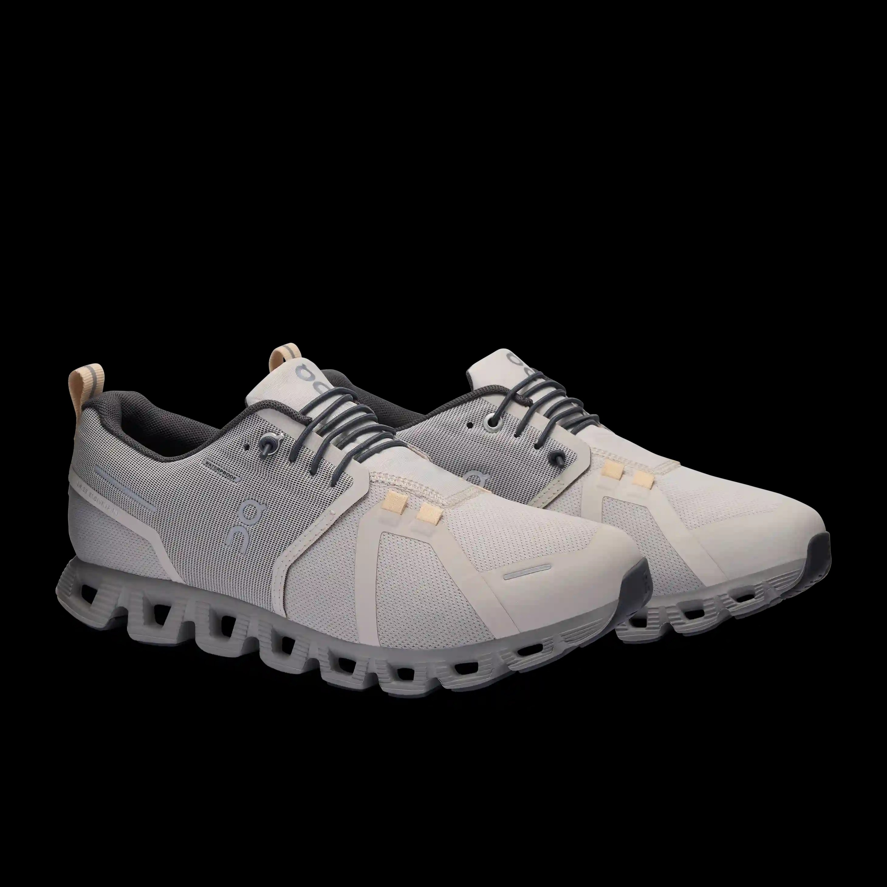 Cloud 5 Waterproof Pearl Fog On Running - HypeFly India View 3