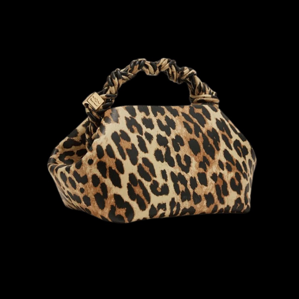 Ganni Leopard Small Bou Bag - HypeFly India View 2