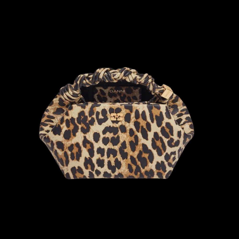 Ganni Leopard Small Bou Bag - HypeFly India View 3