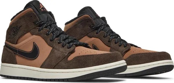 Air Jordan 1 Mid SE 'Dark Chocolate' - HypeFly India View 2