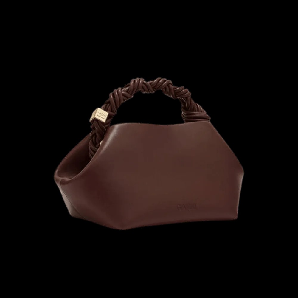 Ganni Brown Small Bou Bag - HypeFly India View 3