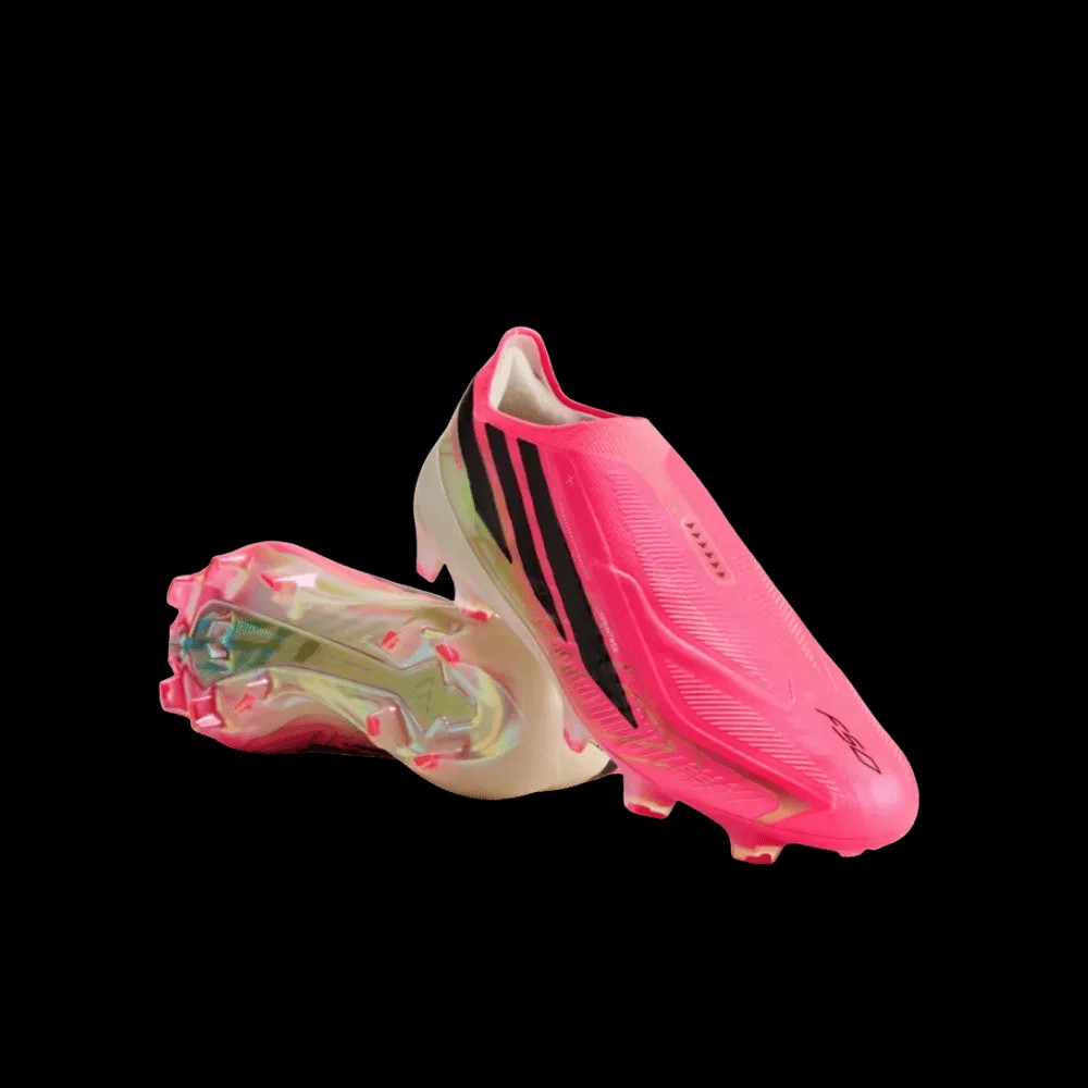 Adidas F50 Hyperfast Elite Laceless Firm Ground Soccer Cleats Solar Turbo - HypeFly India View 2