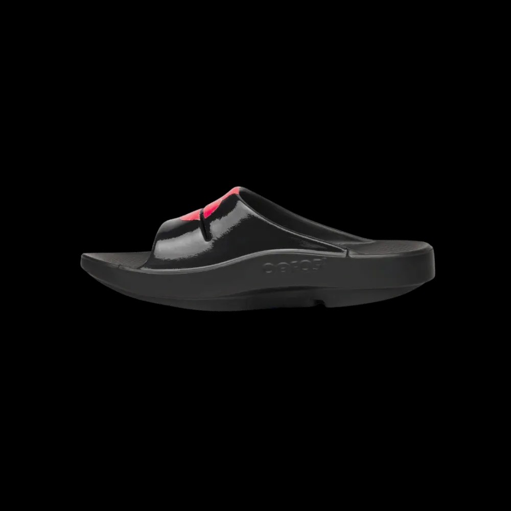 Oofos OOahh Limited Slide Sandal - Hibiscus - HypeFly India View 4