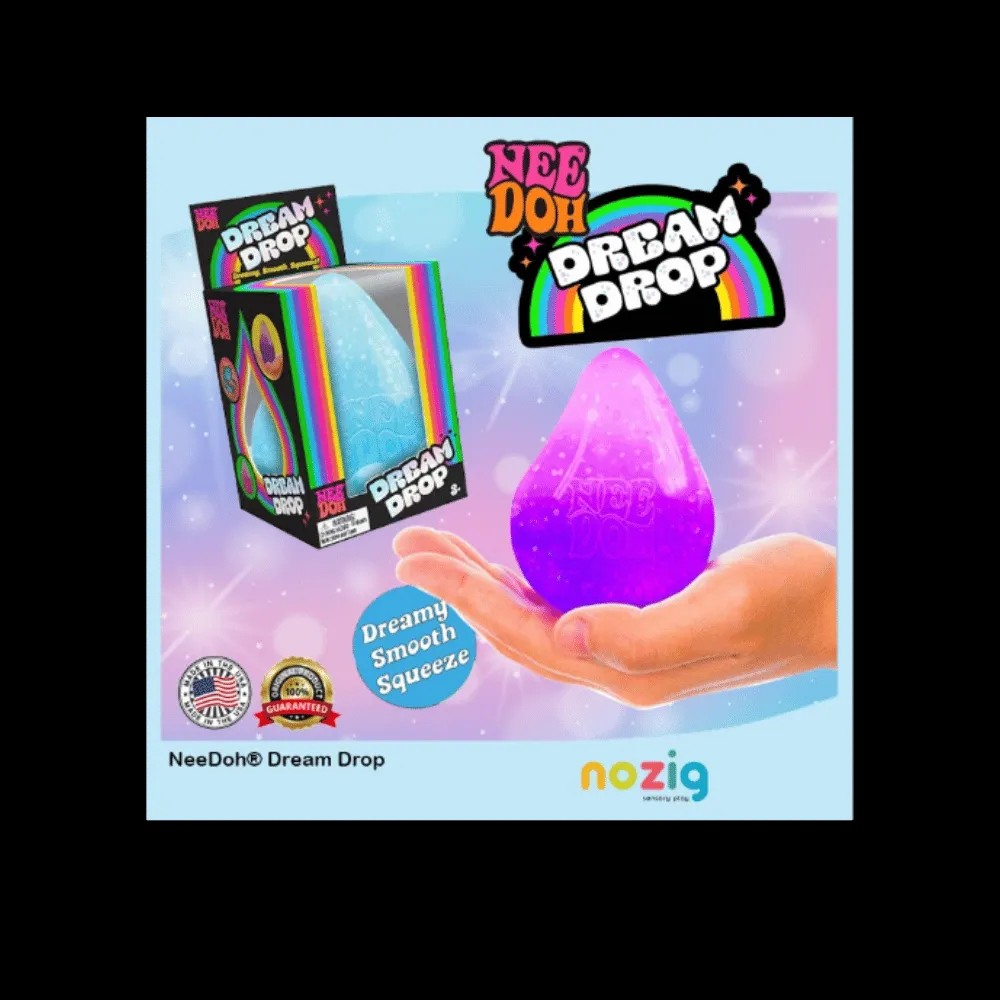 NeeDoh Dream Drop Squishy Fidget Toy Pink - HypeFly India View 2