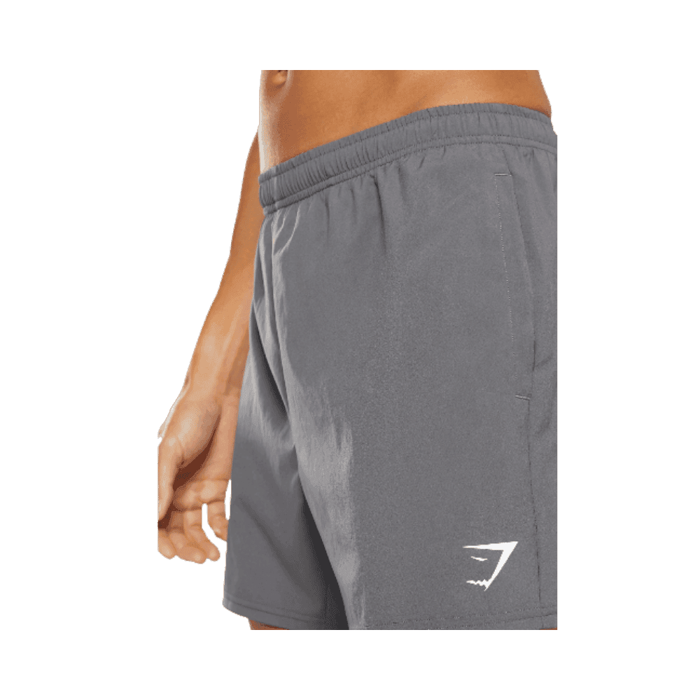 Gymshark Arrival 5" Shorts Silhouette Grey - HypeFly India View 3