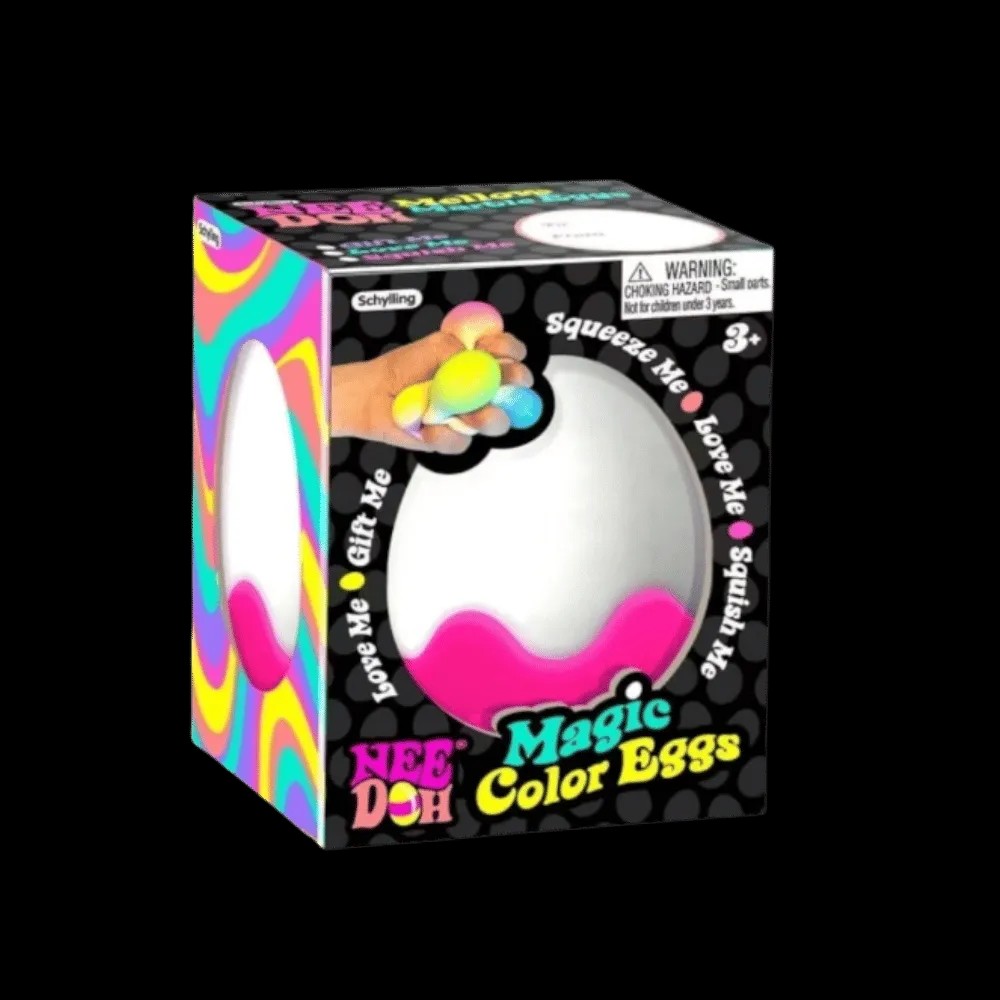 NeeDoh Magic Color Egg Squishy Fidget Toy Pink - HypeFly India View 1