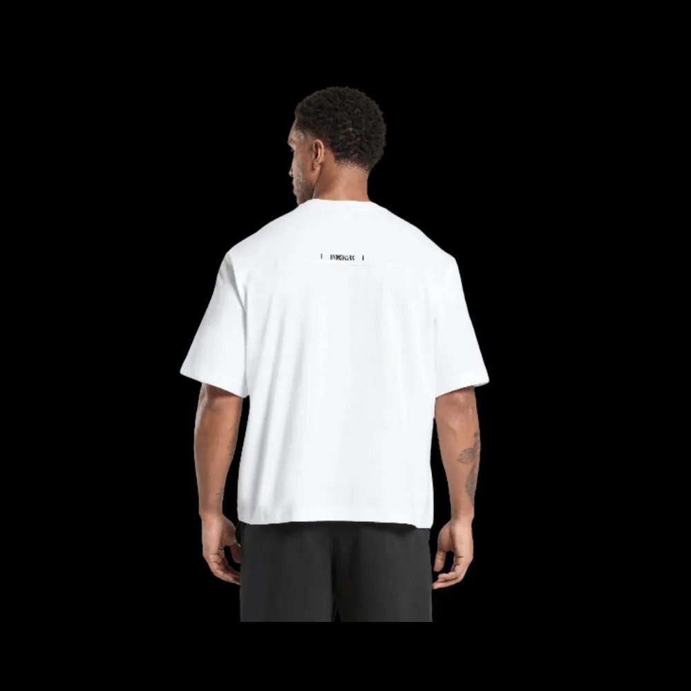 Gymshark Rest Day Essentials Boxy T-Shirt White - HypeFly India View 5
