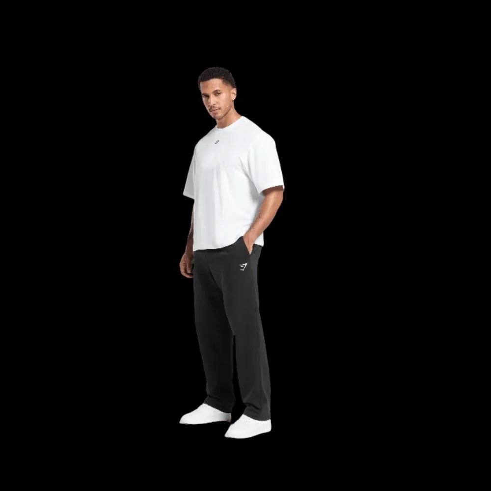 Gymshark Rest Day Essentials Boxy T-Shirt White - HypeFly India View 3
