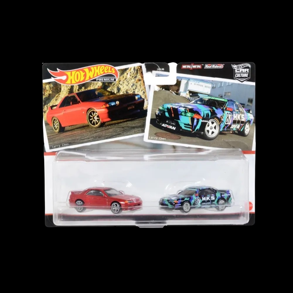 Hot Wheels Premium Car Culture Nissan Skyline GT-R (BNR32) 2-Pack - HypeFly India View 1