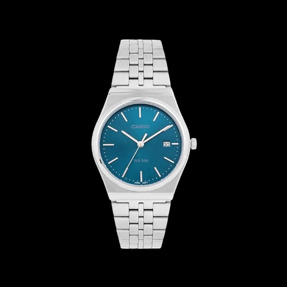 Casio Enticer Analog Blue Dial Mtp-B145d-2a2vdf - HypeFly India View 1