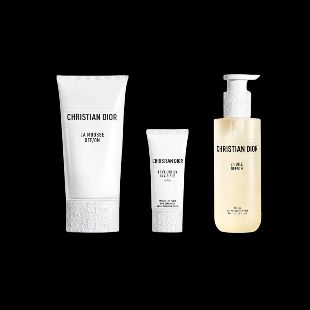 Dior Double Cleanse + Protect Skincare Set - HypeFly India View 1