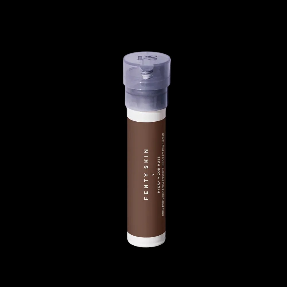 Fenty Hydra Vizor Huez Tinted Moisturizer Broad Spectrum Mineral SPF 30 Sunscreen Refill 9 - Deep - HypeFly India View 1