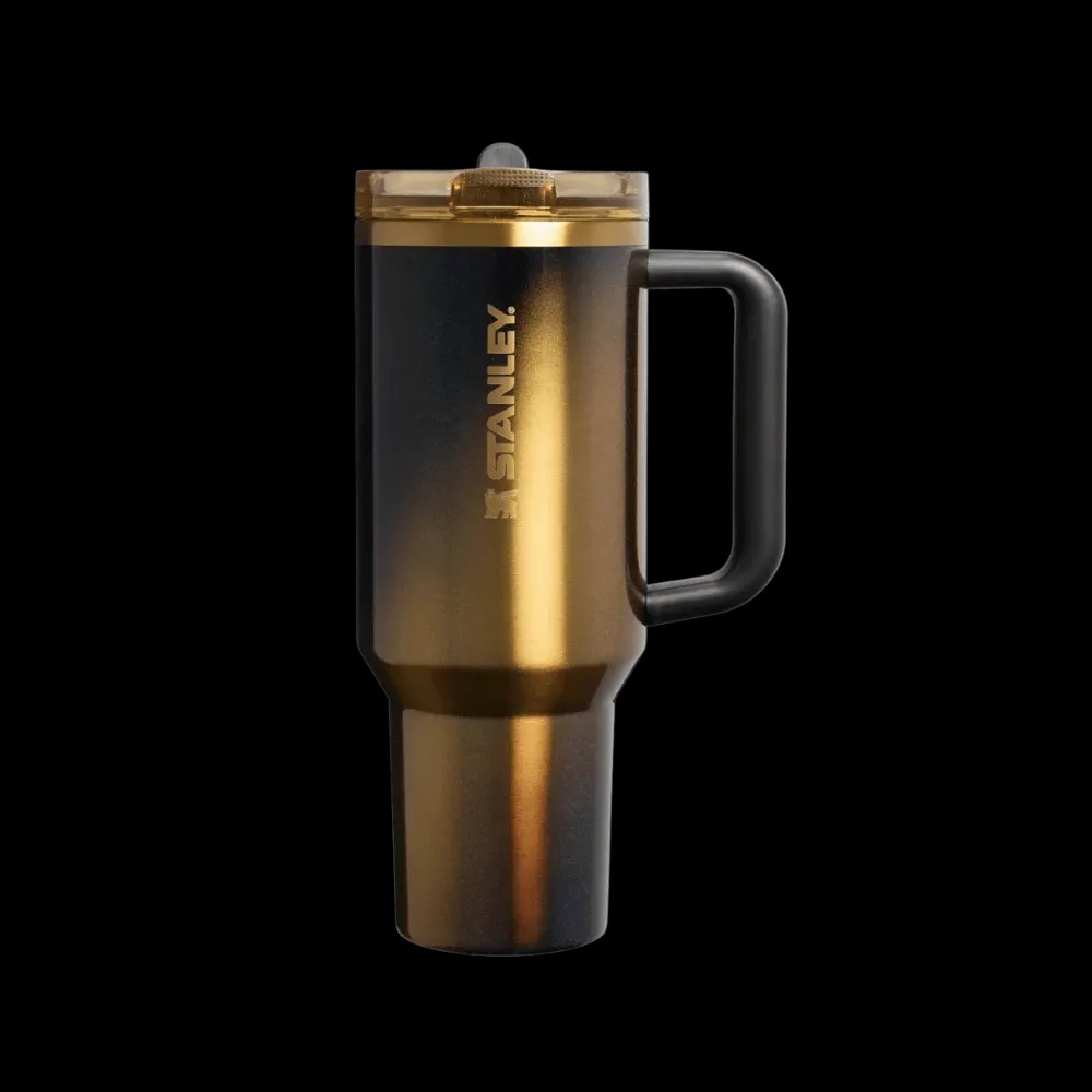 Stanley The Quencher ProTour Flip Straw Tumbler 40 OZ Black Honey - HypeFly India View 1
