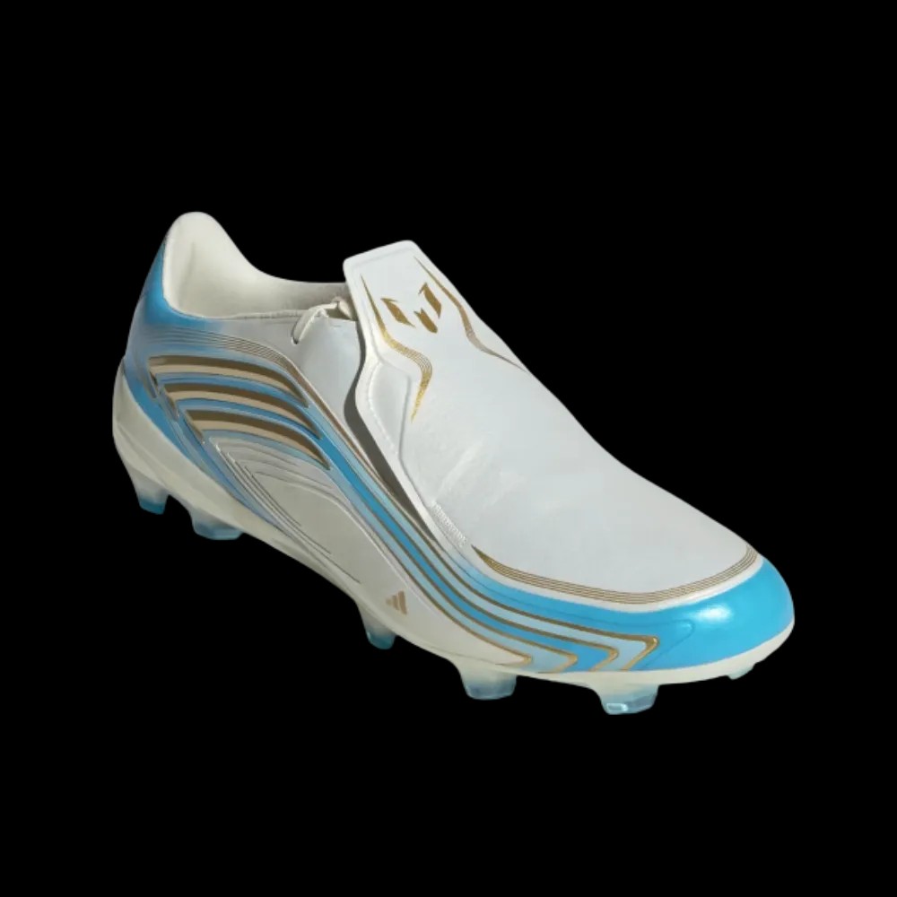 Adidas F50 Messi Pro Firm Ground Soccer Cleats Ivory - HypeFly India View 4