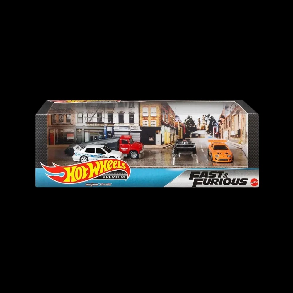 Hot Wheels Premium Collectors Fast & Furious Set Real Riders - HypeFly India View 1