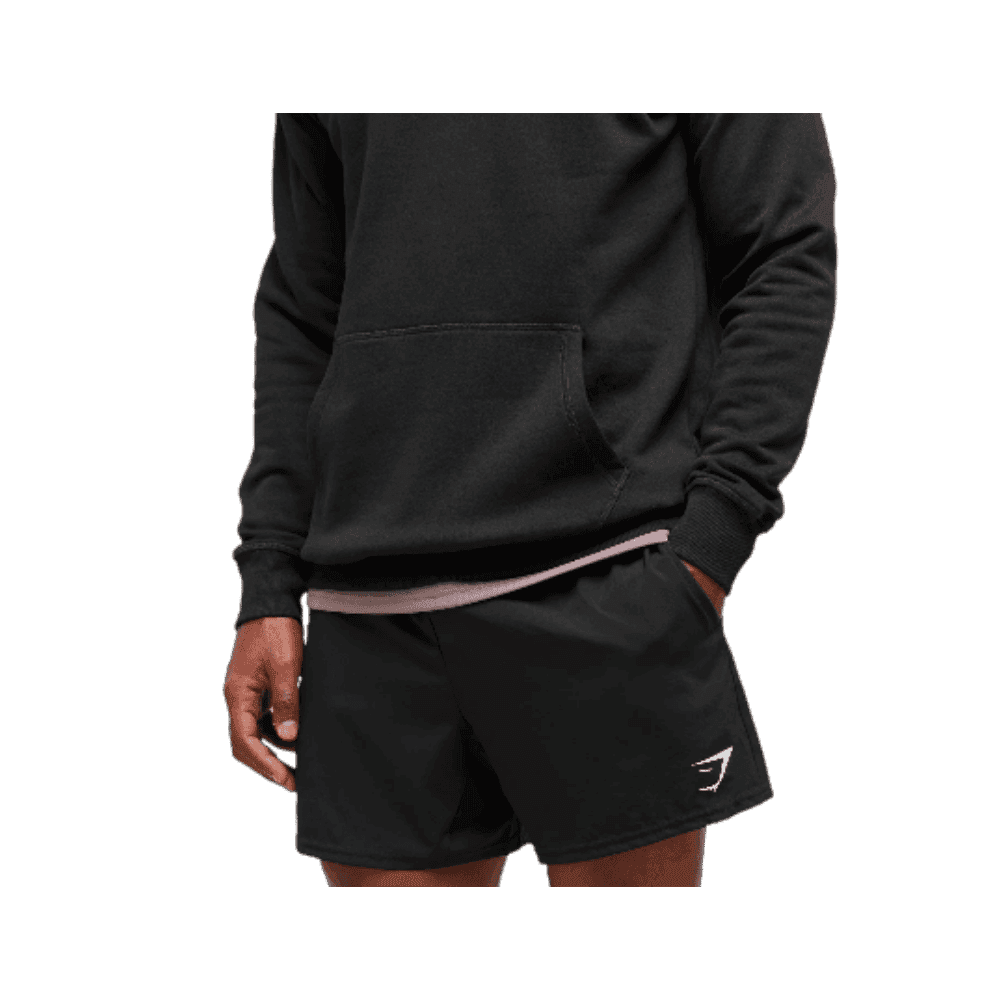 Gymshark Arrival 5" Shorts Black  - HypeFly India View 3