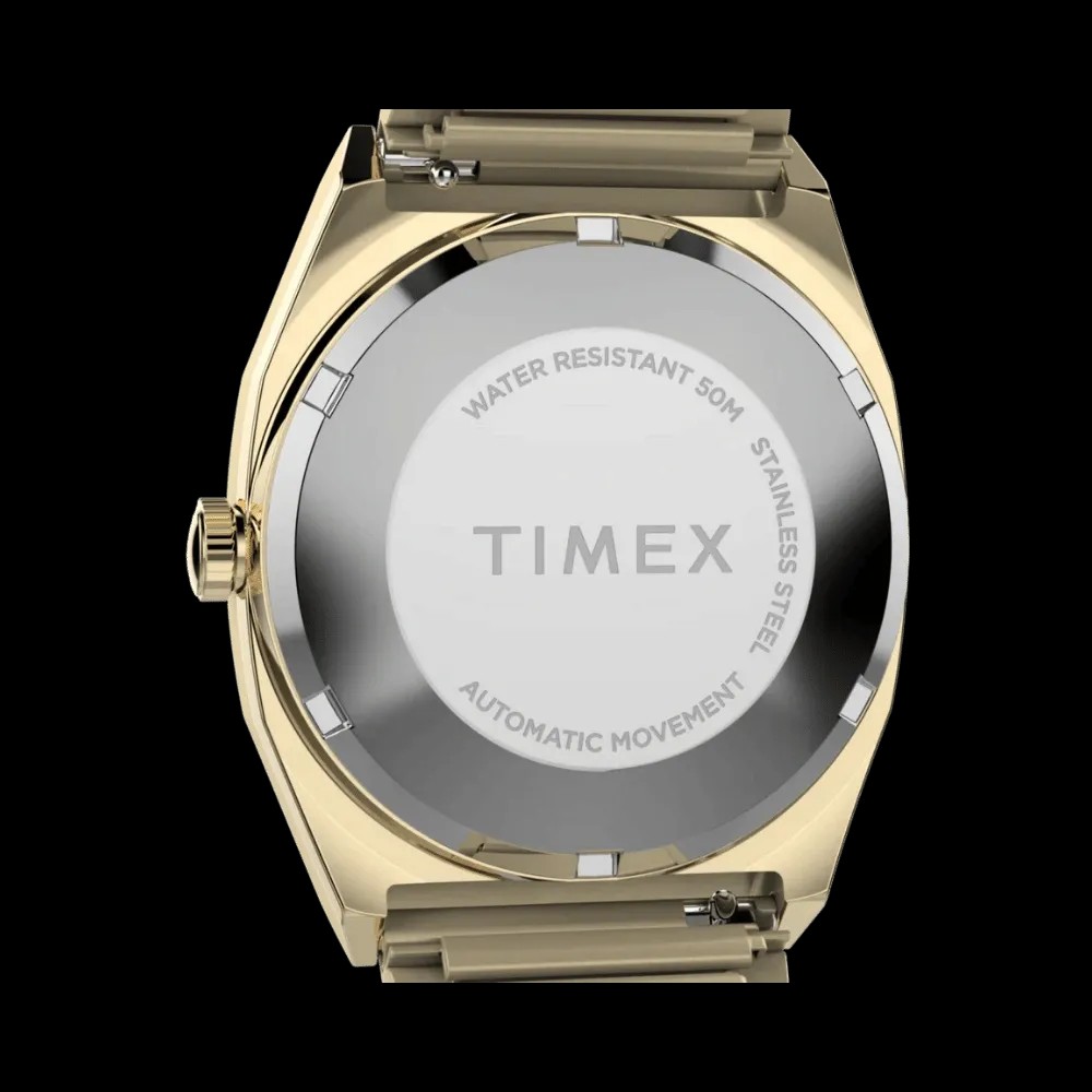 Timex Automatic 1983 E Line 34mm Stainless Steel Expansion Band Watch Green - HypeFly India View 4
