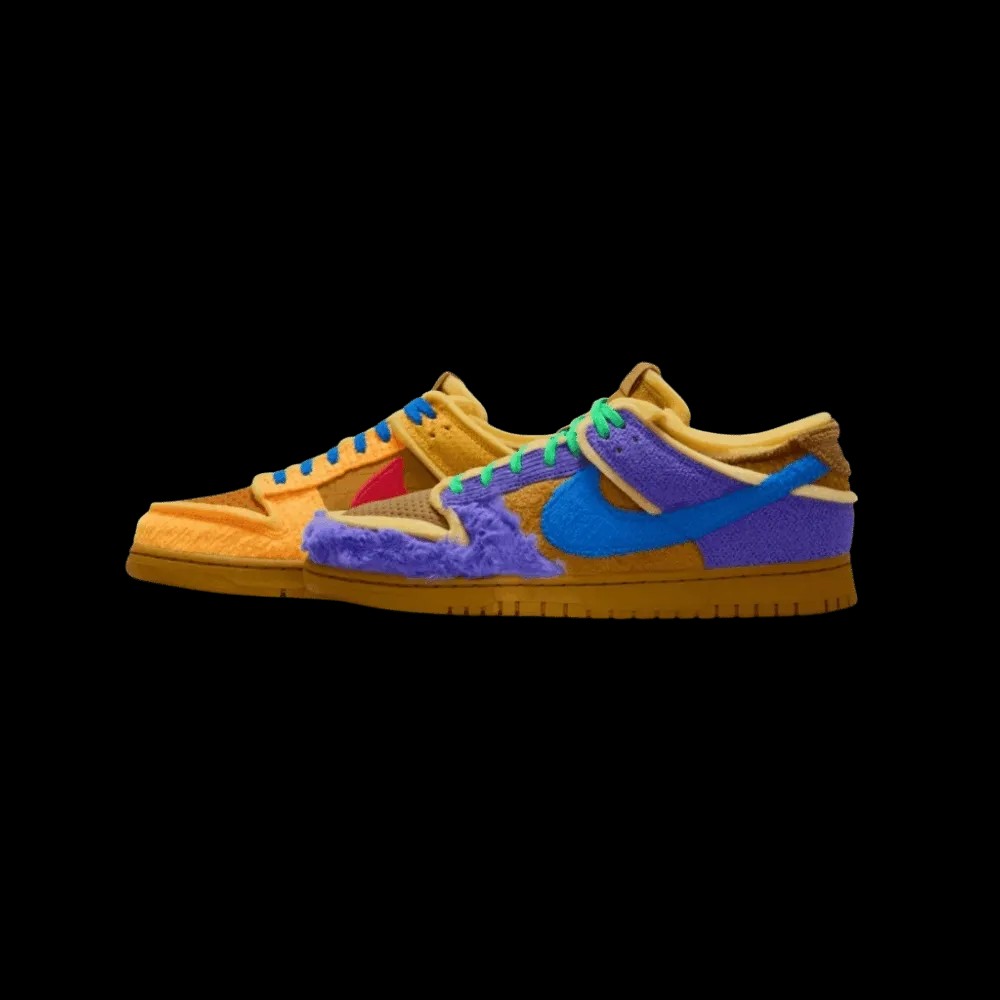 Nike Cactus Plant Flea Market x Dunk Low 'Swamp Sponge Pack - Psychic Purple' - HypeFly India View 2