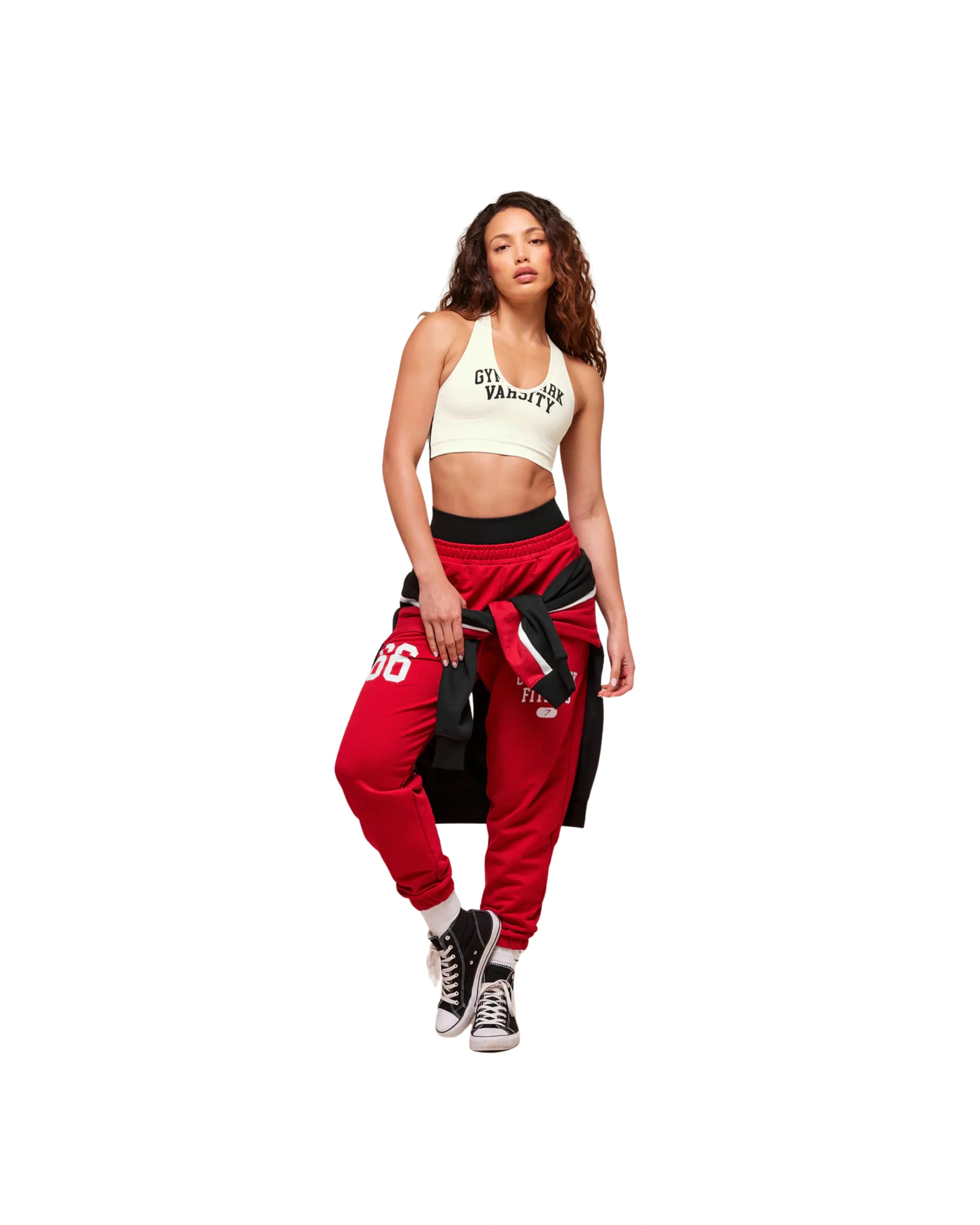 Gymshark Lift Varsity Seamless Tank Soft White - HypeFly India View 3