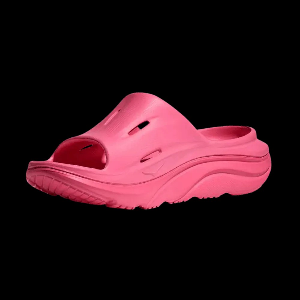 Hoka ORA Recovery Slide 3 "Neon Rose" - HypeFly India View 2