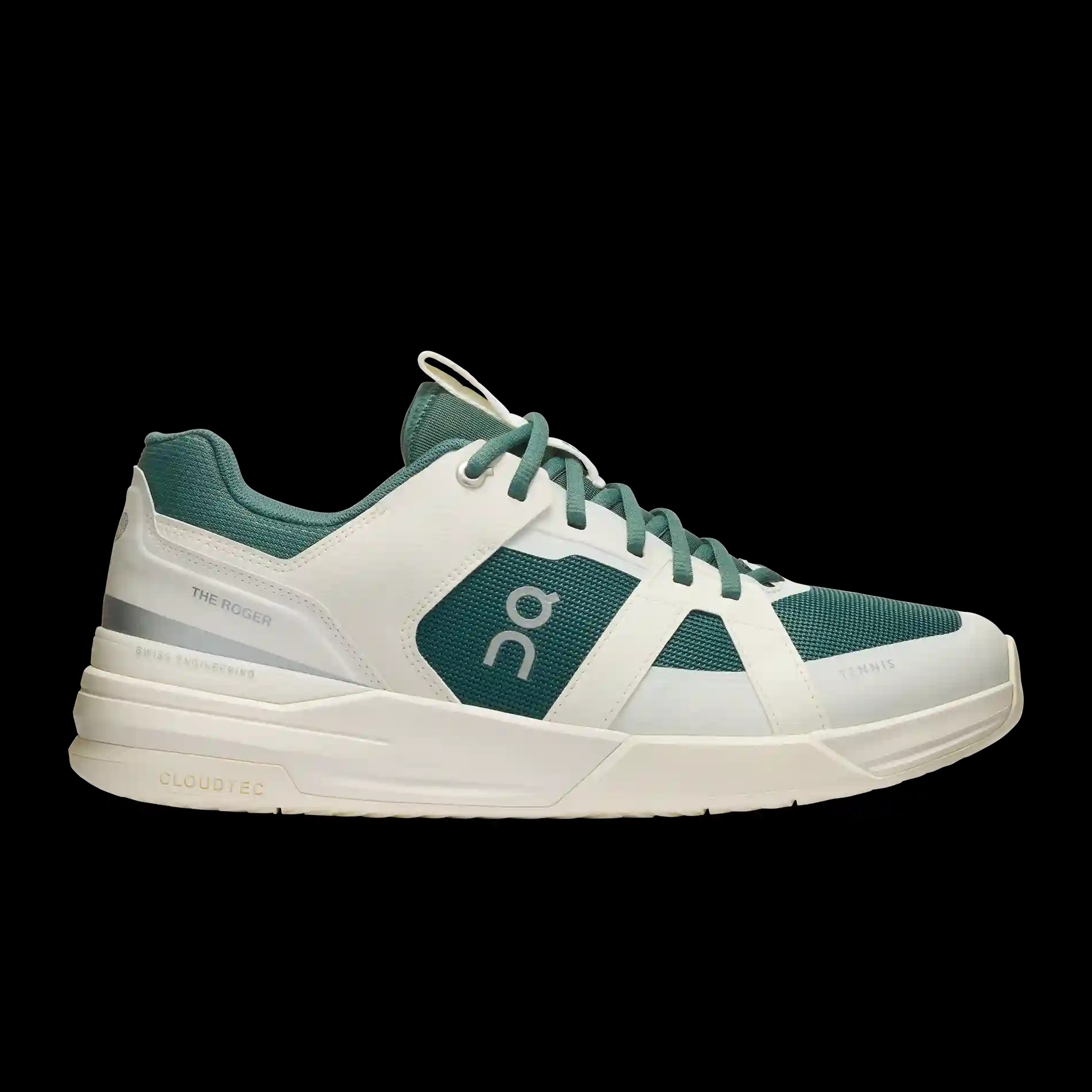 THE ROGER Clubhouse Pro Ivory Evergreen On Running - HypeFly India View 1
