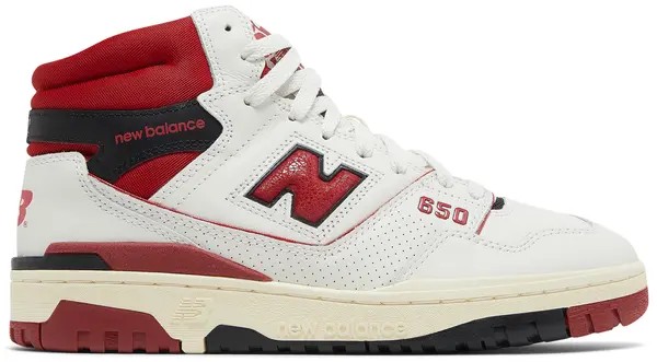 New Balance 650R Aime Leon Dore White Red - HypeFly India View 1
