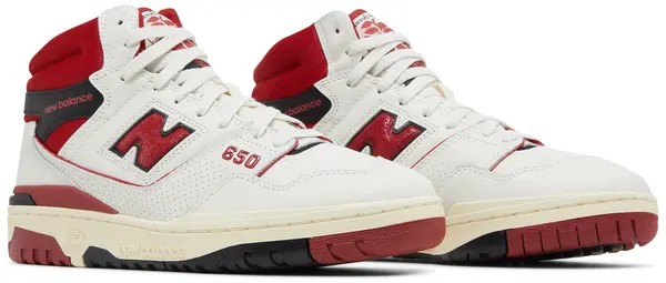 New Balance 650R Aime Leon Dore White Red - HypeFly India View 2