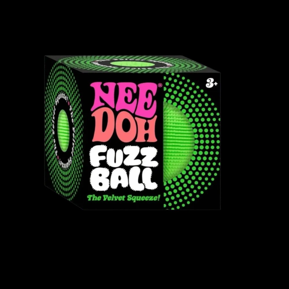 NeeDoh Fuzzball Squishy Fidget Toy Green - HypeFly India View 1