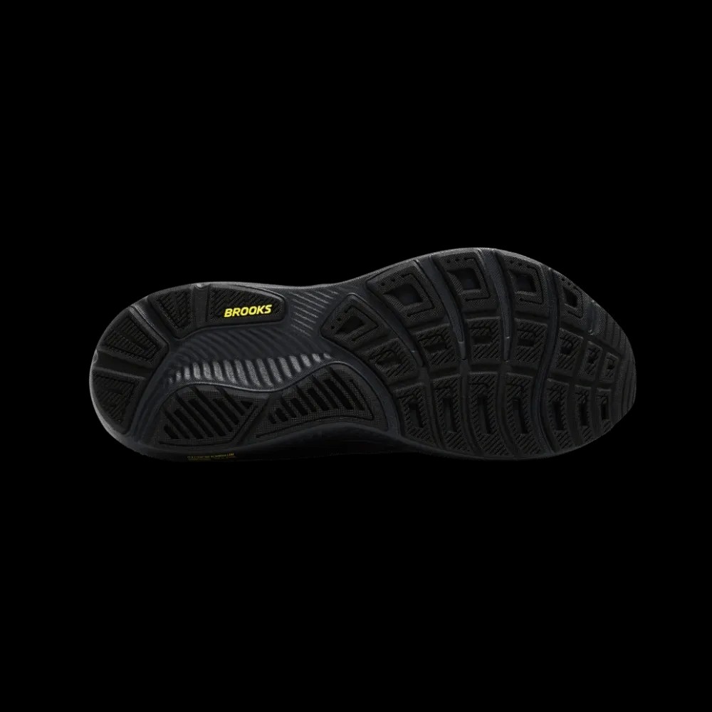 Brooks Ghost 17 Ebony Black Yellow  - HypeFly India View 3