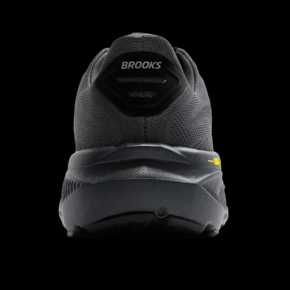 Brooks Ghost 17 Ebony Black Yellow  - HypeFly India View 4