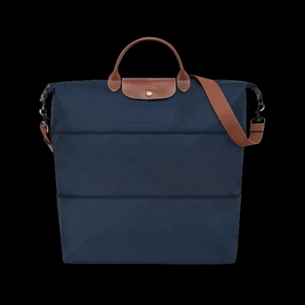 Longchamp Le Pliage Original Travel bag expandable Navy - Recycled canvas - HypeFly India View 1