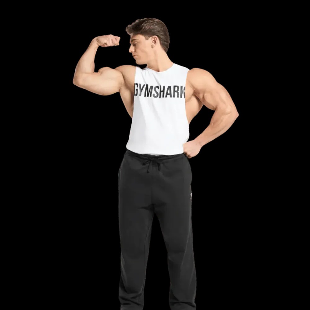 Gymshark Prime Drop Arm Tank White - HypeFly India View 3