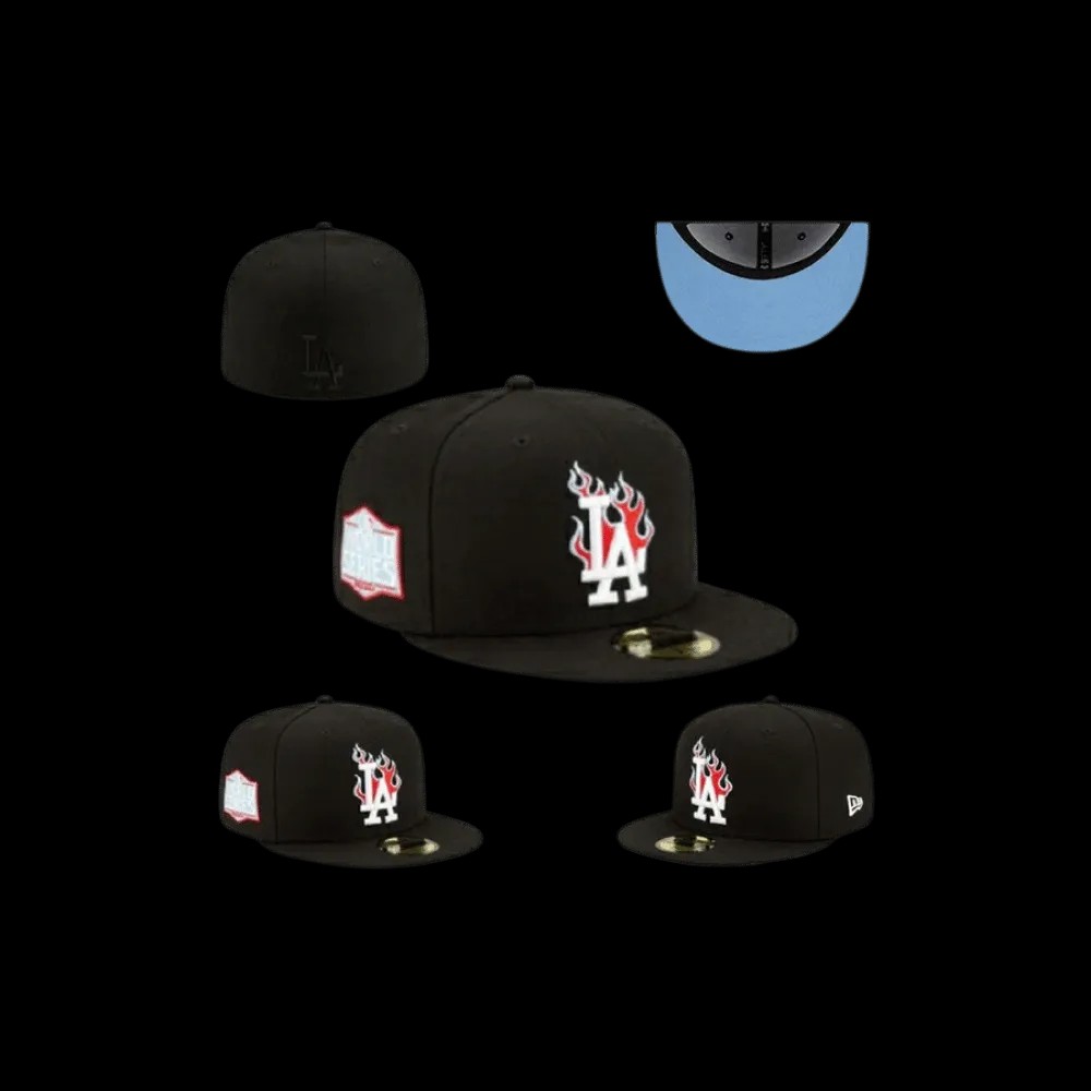 New Era 59Fifty Team Fire Dodgers Cap - HypeFly India View 2
