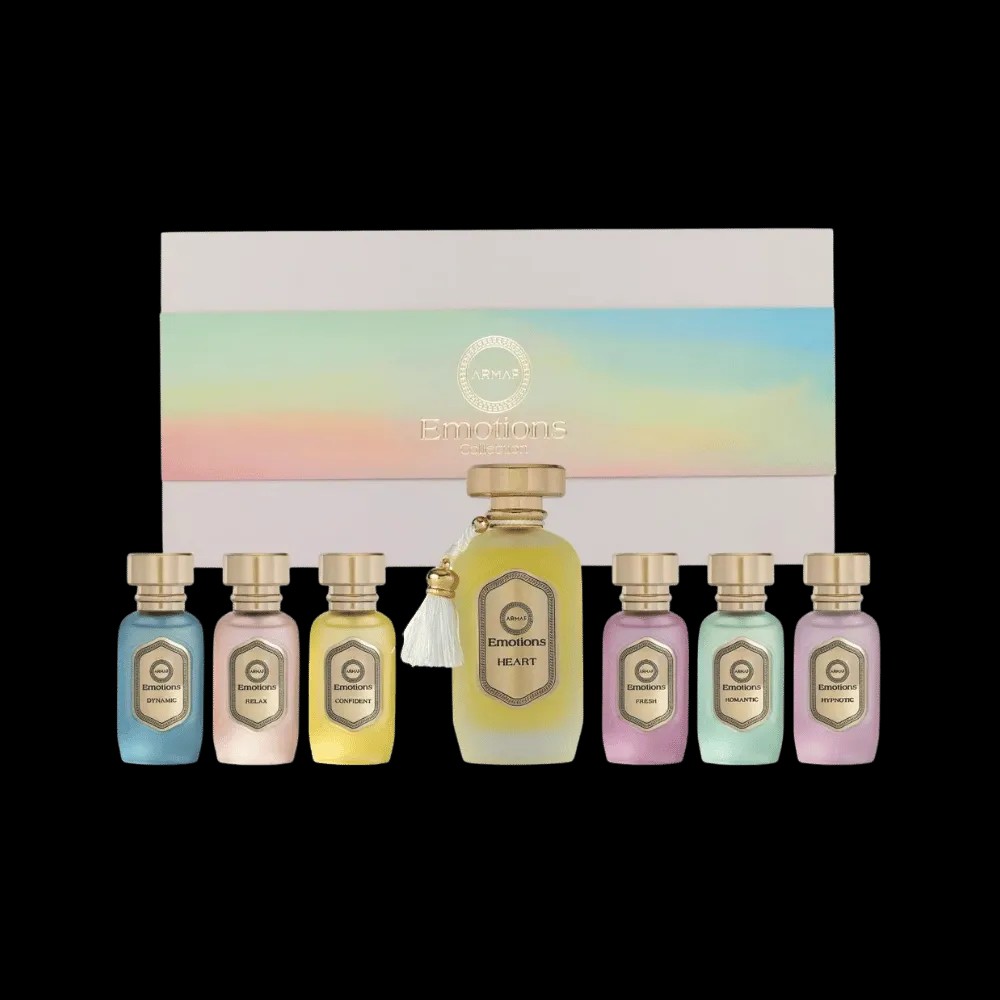 Armaf Emotions Heart Eau de Parfum Unisex Gift Set - 7 Fragrances Blend of Emotions - HypeFly India View 1