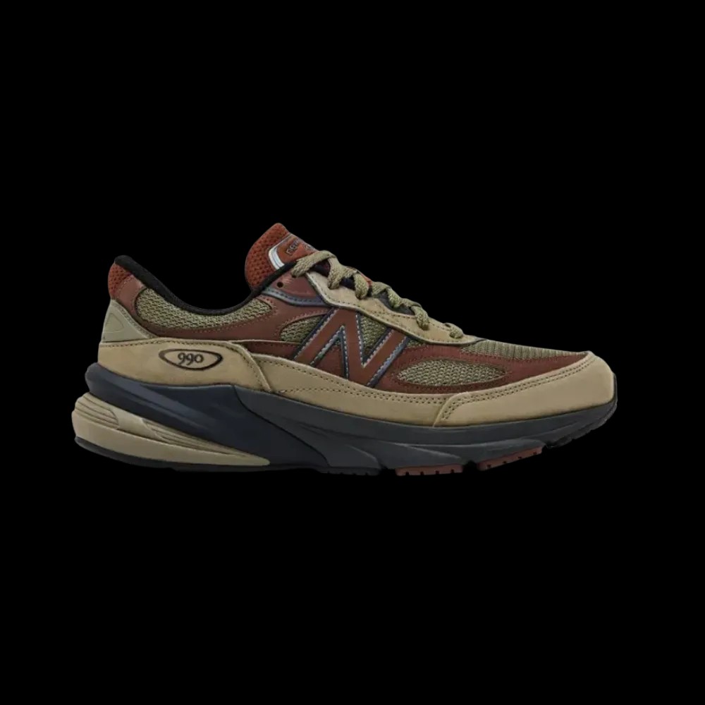 Teddy Santis X New Balance 990v6 Made in USA 'Dark Camo Rich Oak' - HypeFly India View 1