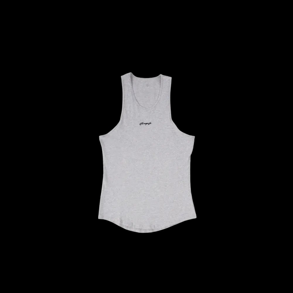Young LA Signature Tanks Heather Grey - HypeFly India View 1