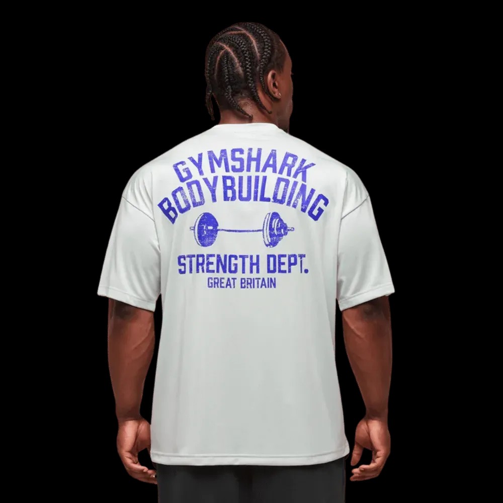 Gymshark Olympic Bar T-Shirt metal Grey - HypeFly India View 5
