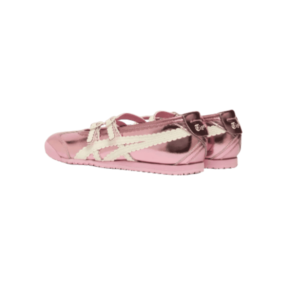 Onitsuka Tiger Mexico 66 TGRS - Metallic Pack Crystal Pink Cream  - HypeFly India View 2