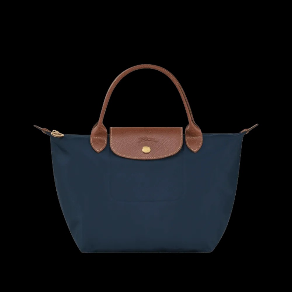 Longchamp Le Pliage Original S Handbag Navy - Recycled canvas - HypeFly India View 1