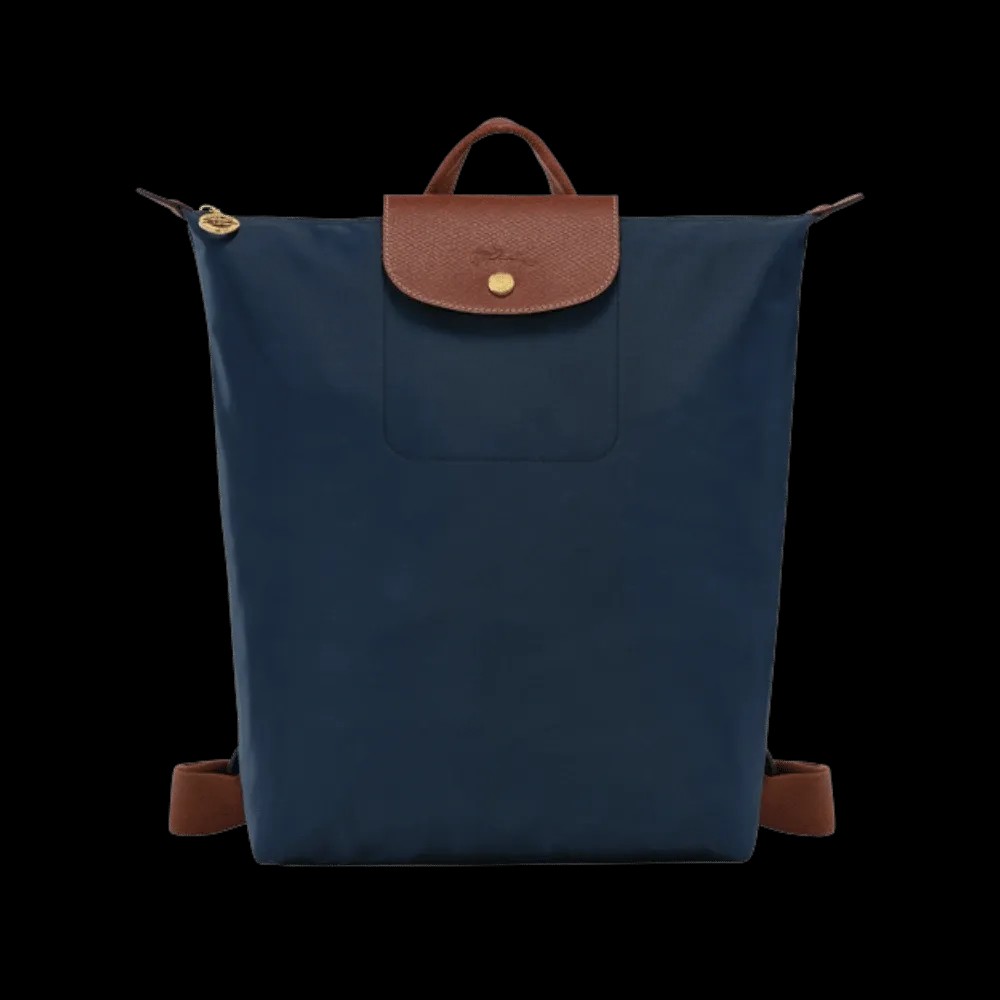 Longchamp Le Pliage Original M Backpack Navy - Recycled canvas - HypeFly India View 1