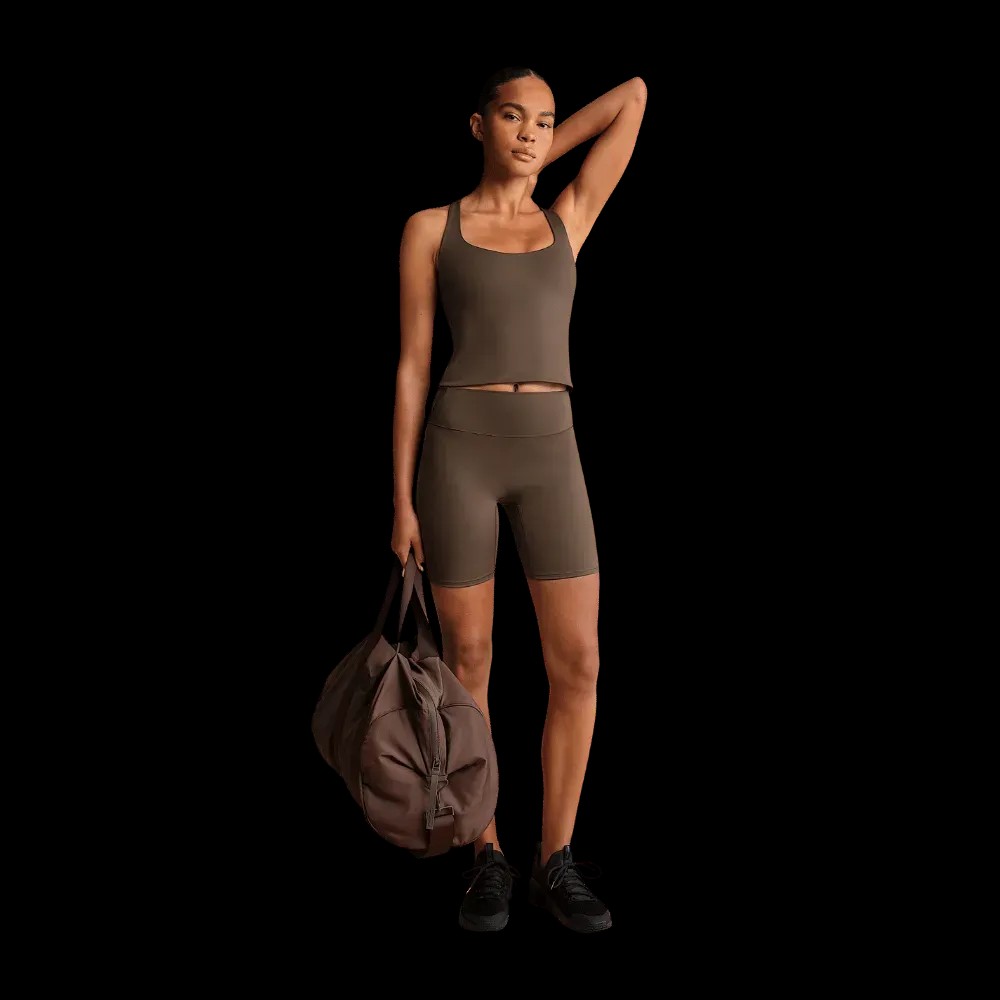 Nike X Skims Matte Women's Racerback Tank Top Dark Sepia - HypeFly India View 3