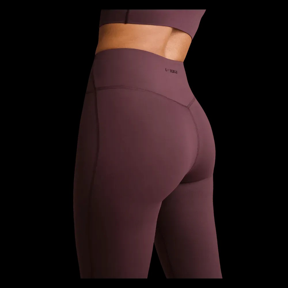 Nike X Skims Matte Women's High-Waisted Slim Flared Leggings CURRANT - HypeFly India View 4