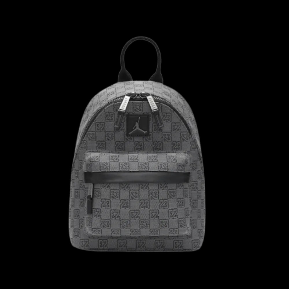 Jordan Monogram Mini Backpack (8L) - Dark Smoke Grey - HypeFly India View 1