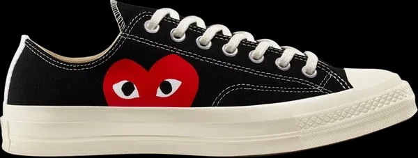 Converse x PLAY Comme des Garçons Chuck 70 'Black' - HypeFly India View 1