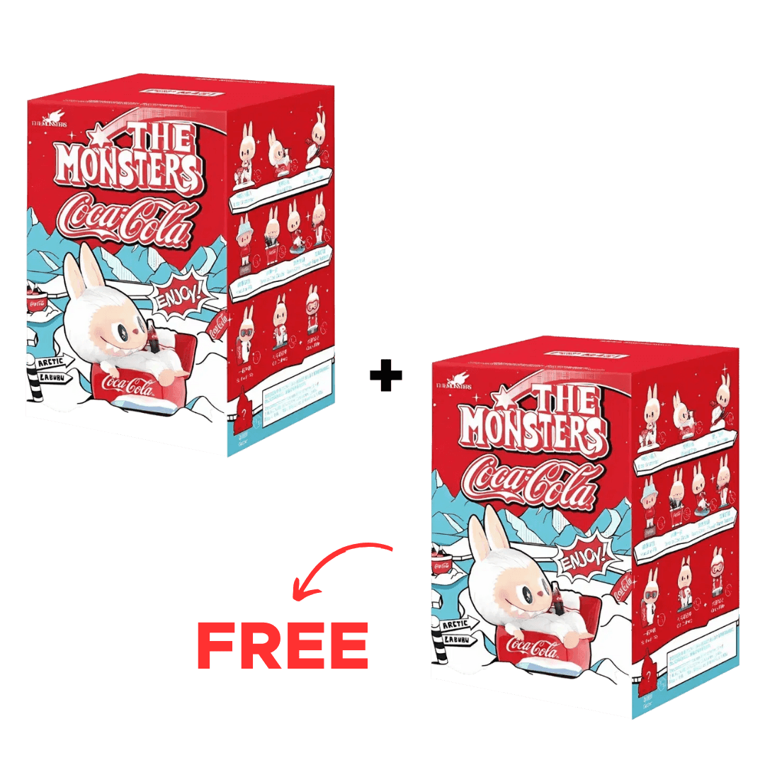 BUY 1 GET 1 FREE - Pop Mart Labubu The Monsters Coca-Cola Series Figure Blind Box Pack of 1+1  - HypeFly India View 1