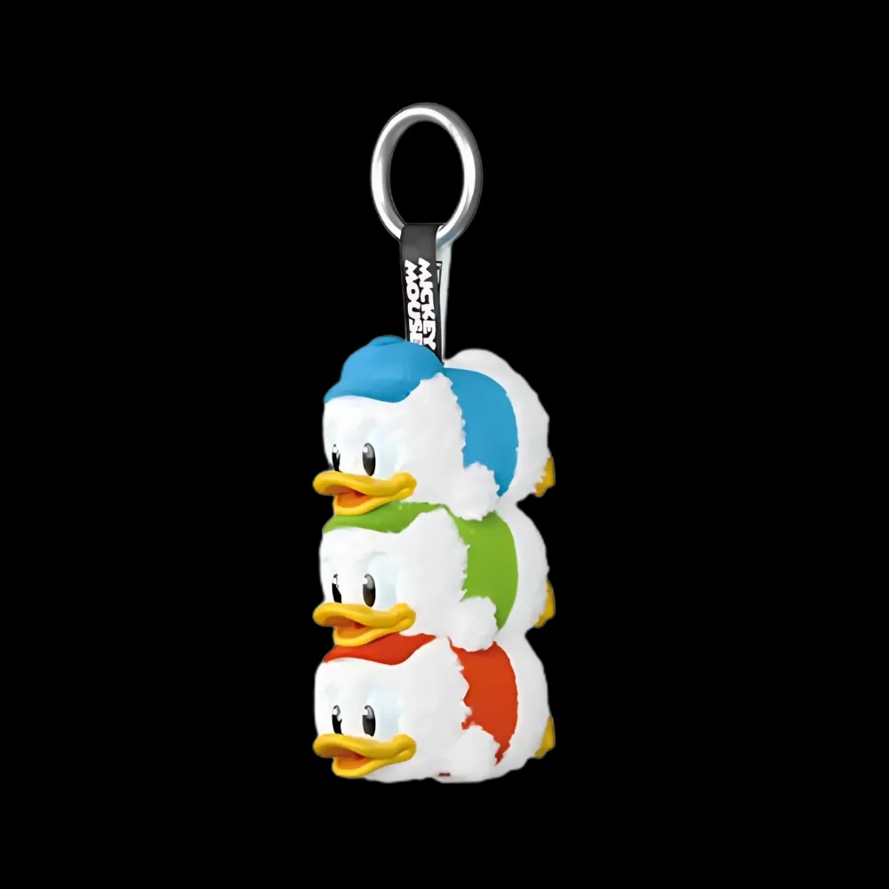 Pop Mart Disney Mickey Family Together Series Secret Edition Huey, Dewey, Louie Plush Keychain - HypeFly India View 1