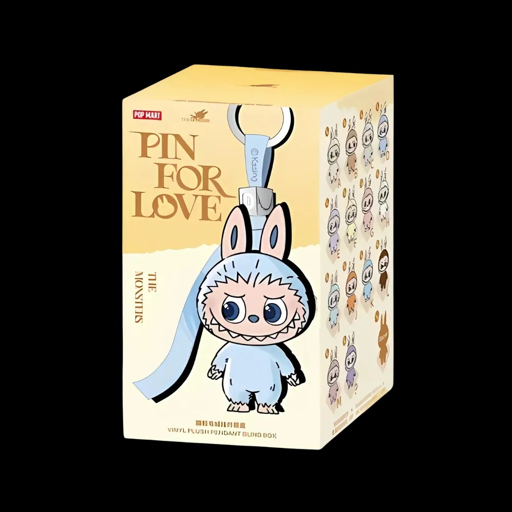 Pop Mart Labubu The Monsters Pin for Love Series Vinyl Plush Pendant (A-M) Single Blind Box - HypeFly India View 1