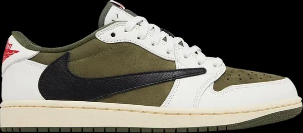 Air Jordan 1 x Travis Scott Retro Low OG SP 'Medium Olive' - HypeFly India View 1